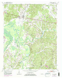 Hornsby Tennessee Historical topographic map, 1:24000 scale, 7.5 X 7.5 Minute, Year 1950