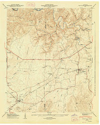 Huntland Tennessee Historical topographic map, 1:24000 scale, 7.5 X 7.5 Minute, Year 1947
