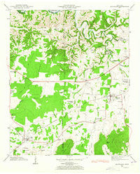 Huntland Tennessee Historical topographic map, 1:24000 scale, 7.5 X 7.5 Minute, Year 1947