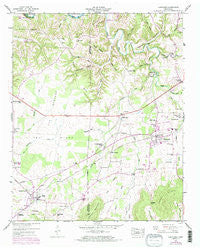 Huntland Tennessee Historical topographic map, 1:24000 scale, 7.5 X 7.5 Minute, Year 1947