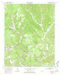 Huntsville Tennessee Historical topographic map, 1:24000 scale, 7.5 X 7.5 Minute, Year 1953