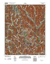 Huntsville Tennessee Historical topographic map, 1:24000 scale, 7.5 X 7.5 Minute, Year 2010