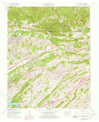 Indian Springs Tennessee Historical topographic map, 1:24000 scale, 7.5 X 7.5 Minute, Year 1959