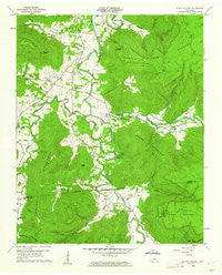 Irving College Tennessee Historical topographic map, 1:24000 scale, 7.5 X 7.5 Minute, Year 1960