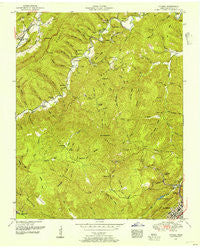 Ivydell Tennessee Historical topographic map, 1:24000 scale, 7.5 X 7.5 Minute, Year 1952