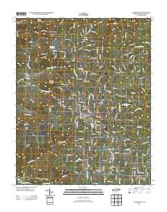 Jamestown Tennessee Historical topographic map, 1:24000 scale, 7.5 X 7.5 Minute, Year 2013