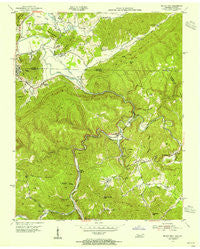 Jellico East Tennessee Historical topographic map, 1:24000 scale, 7.5 X 7.5 Minute, Year 1953