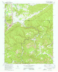 Jellico East Tennessee Historical topographic map, 1:24000 scale, 7.5 X 7.5 Minute, Year 1970