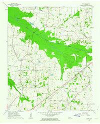 Jones Tennessee Historical topographic map, 1:24000 scale, 7.5 X 7.5 Minute, Year 1961