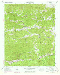 Jones Cove Tennessee Historical topographic map, 1:24000 scale, 7.5 X 7.5 Minute, Year 1940