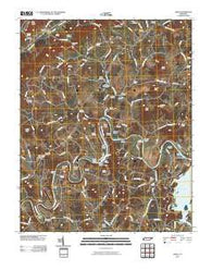 Joppa Tennessee Historical topographic map, 1:24000 scale, 7.5 X 7.5 Minute, Year 2010
