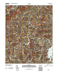 Joppa Tennessee Historical topographic map, 1:24000 scale, 7.5 X 7.5 Minute, Year 2010