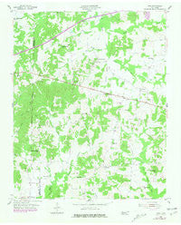 Juno Tennessee Historical topographic map, 1:24000 scale, 7.5 X 7.5 Minute, Year 1955