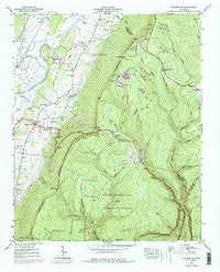 Ketner Gap Tennessee Historical topographic map, 1:24000 scale, 7.5 X 7.5 Minute, Year 1943