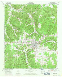 Kimmins Tennessee Historical topographic map, 1:24000 scale, 7.5 X 7.5 Minute, Year 1951