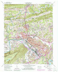 Kingsport Tennessee Historical topographic map, 1:24000 scale, 7.5 X 7.5 Minute, Year 1959