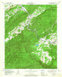 Kinzel Springs Tennessee Historical topographic map, 1:24000 scale, 7.5 X 7.5 Minute, Year 1953