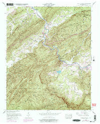 Kinzel Springs Tennessee Historical topographic map, 1:24000 scale, 7.5 X 7.5 Minute, Year 1953