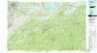 Knoxville Tennessee Historical topographic map, 1:100000 scale, 30 X 60 Minute, Year 1983