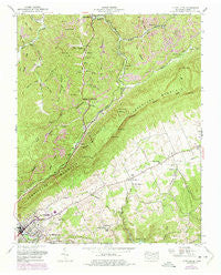 La Follette Tennessee Historical topographic map, 1:24000 scale, 7.5 X 7.5 Minute, Year 1952