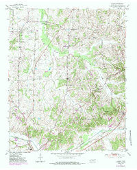 Laconia Tennessee Historical topographic map, 1:24000 scale, 7.5 X 7.5 Minute, Year 1952