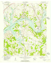 Laguardo Tennessee Historical topographic map, 1:24000 scale, 7.5 X 7.5 Minute, Year 1955