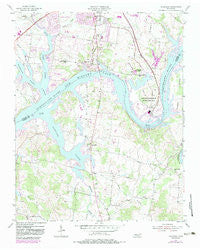 Laguardo Tennessee Historical topographic map, 1:24000 scale, 7.5 X 7.5 Minute, Year 1955