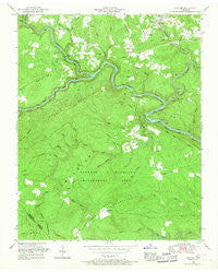 Lancing Tennessee Historical topographic map, 1:24000 scale, 7.5 X 7.5 Minute, Year 1952