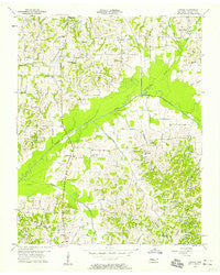 Latham Tennessee Historical topographic map, 1:24000 scale, 7.5 X 7.5 Minute, Year 1956