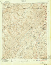 Laurel Bloomery Tennessee Historical topographic map, 1:24000 scale, 7.5 X 7.5 Minute, Year 1938