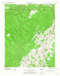 Laurel Bloomery Tennessee Historical topographic map, 1:24000 scale, 7.5 X 7.5 Minute, Year 1938
