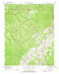 Laurel Bloomery Tennessee Historical topographic map, 1:24000 scale, 7.5 X 7.5 Minute, Year 1938
