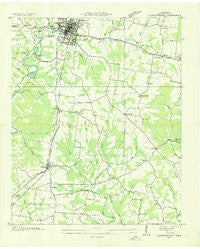 Lawrenceburg Tennessee Historical topographic map, 1:24000 scale, 7.5 X 7.5 Minute, Year 1936