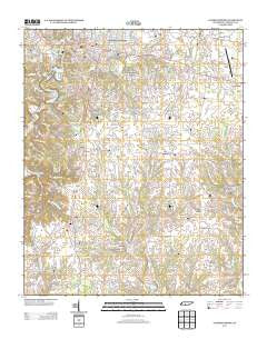 Lawrenceburg Tennessee Historical topographic map, 1:24000 scale, 7.5 X 7.5 Minute, Year 2013