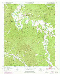 Leatherwood Tennessee Historical topographic map, 1:24000 scale, 7.5 X 7.5 Minute, Year 1951