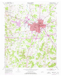 Lebanon Tennessee Historical topographic map, 1:24000 scale, 7.5 X 7.5 Minute, Year 1951