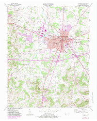 Lebanon Tennessee Historical topographic map, 1:24000 scale, 7.5 X 7.5 Minute, Year 1951
