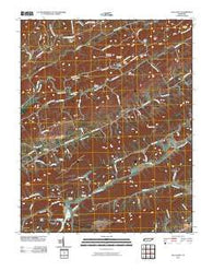 Lee Valley Tennessee Historical topographic map, 1:24000 scale, 7.5 X 7.5 Minute, Year 2010