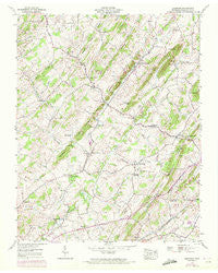 Leesburg Tennessee Historical topographic map, 1:24000 scale, 7.5 X 7.5 Minute, Year 1939