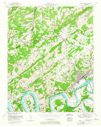 Lenoir City Tennessee Historical topographic map, 1:24000 scale, 7.5 X 7.5 Minute, Year 1953