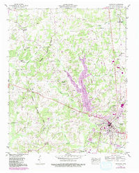 Lexington Tennessee Historical topographic map, 1:24000 scale, 7.5 X 7.5 Minute, Year 1950