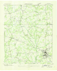 Lexington Tennessee Historical topographic map, 1:24000 scale, 7.5 X 7.5 Minute, Year 1936