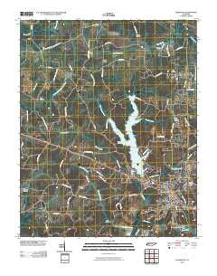 Lexington Tennessee Historical topographic map, 1:24000 scale, 7.5 X 7.5 Minute, Year 2010
