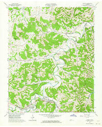 Liberty Tennessee Historical topographic map, 1:24000 scale, 7.5 X 7.5 Minute, Year 1962