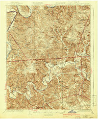 Lillydale Tennessee Historical topographic map, 1:62500 scale, 15 X 15 Minute, Year 1929