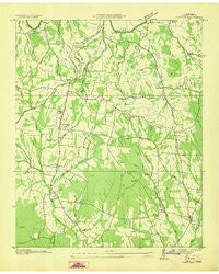 Lincoln Tennessee Historical topographic map, 1:24000 scale, 7.5 X 7.5 Minute, Year 1936