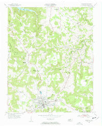 Livingston Tennessee Historical topographic map, 1:24000 scale, 7.5 X 7.5 Minute, Year 1955