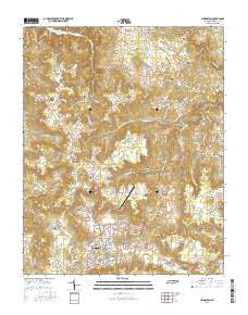 Livingston Tennessee Current topographic map, 1:24000 scale, 7.5 X 7.5 Minute, Year 2016