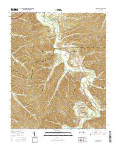 Lobelville Tennessee Current topographic map, 1:24000 scale, 7.5 X 7.5 Minute, Year 2016