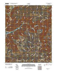 Lonewood Tennessee Historical topographic map, 1:24000 scale, 7.5 X 7.5 Minute, Year 2010